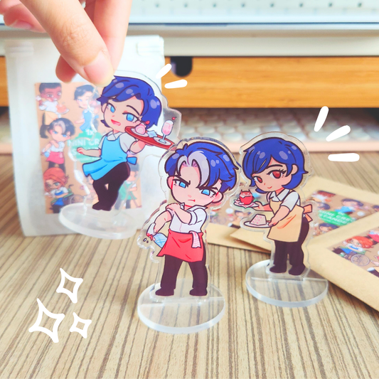 Mini Batfamily Cafe Crew Standees