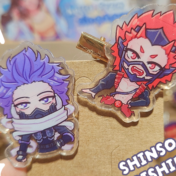 Shinso X Kirishima Clippies (Boku no Hero)