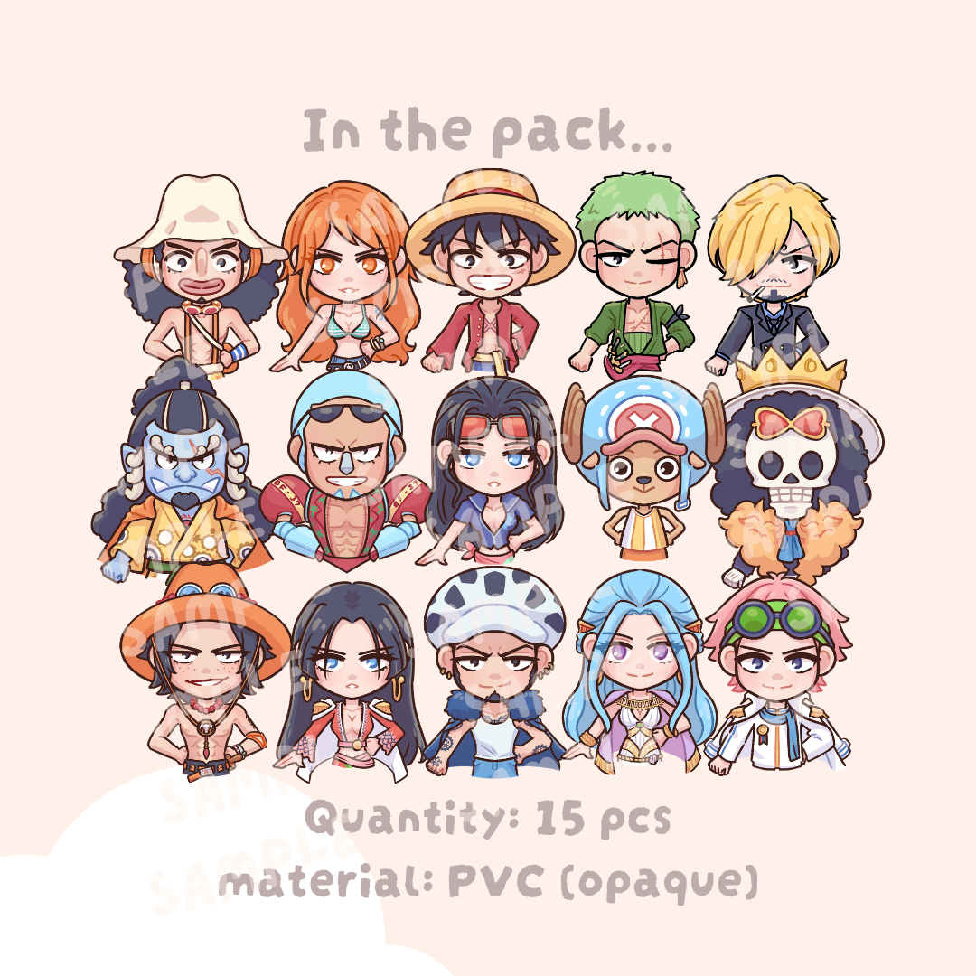 Straw Hat Crew & Friends Sticker Pack