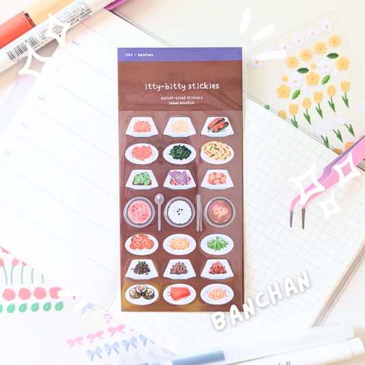 itty-bitty stickies - banchan (s122)