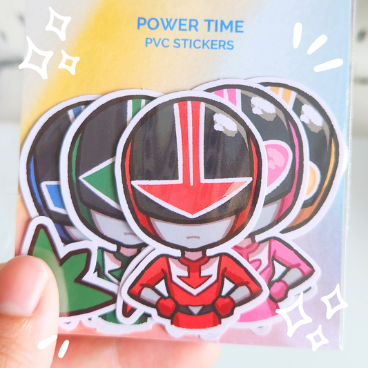 Time Force Rangers Sticker Pack