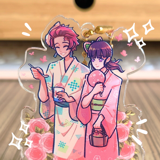Tanjiro x Kanao Standee Charm (Demon Slayer Matsuri)