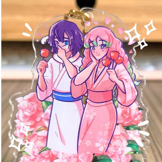 Obanai x Mitsuri Standee Charm (Demon Slayer Matsuri)