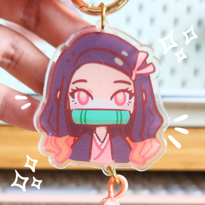 Nezuko Tassel Charm (Demon Slayer)