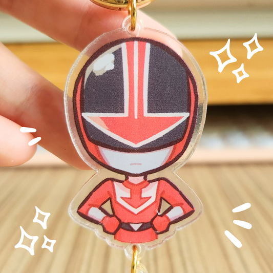 Red Ranger Charm (Time Force Power Rangers)
