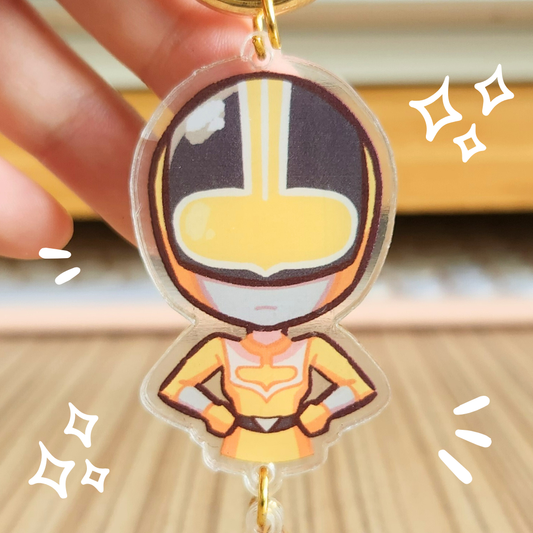 Yellow Ranger Charm (Time Force Power Rangers)