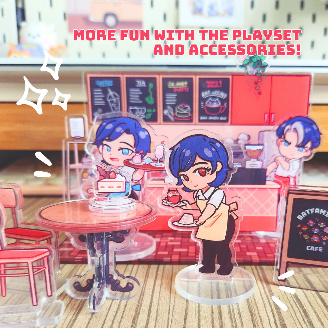 Batfamily Cafe Playset