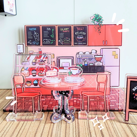 Batfamily Cafe Playset Accessories