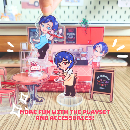 Mini Batfamily Cafe Crew Standees