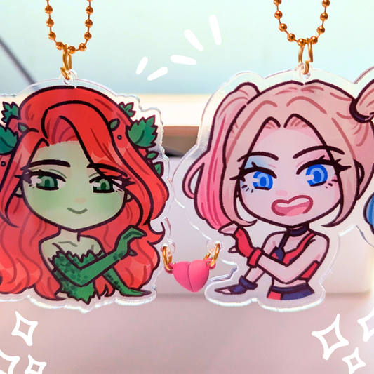 Harley X Ivy Heart Magnet Charms