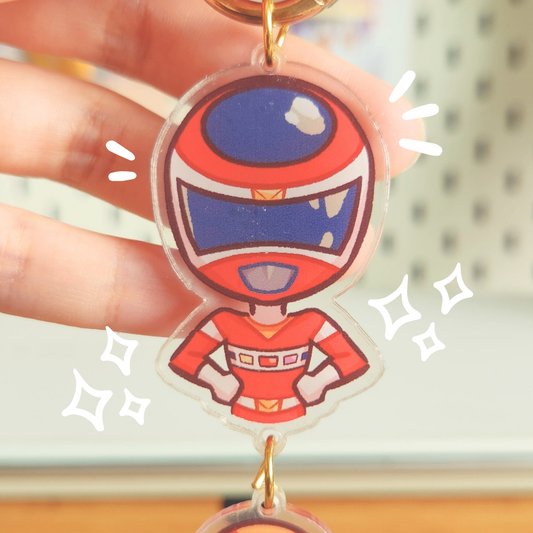 Red Ranger Charm (Power Rangers In Space)
