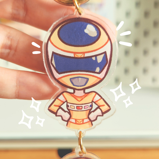 Yellow Ranger Charm (Power Rangers In Space)