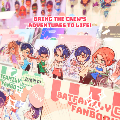 Mini Batfamily Cafe Crew Standees