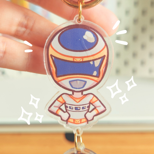 Silver Ranger Charm (Power Rangers In Space)