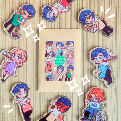 Mini Batfamily Cafe Crew Standees