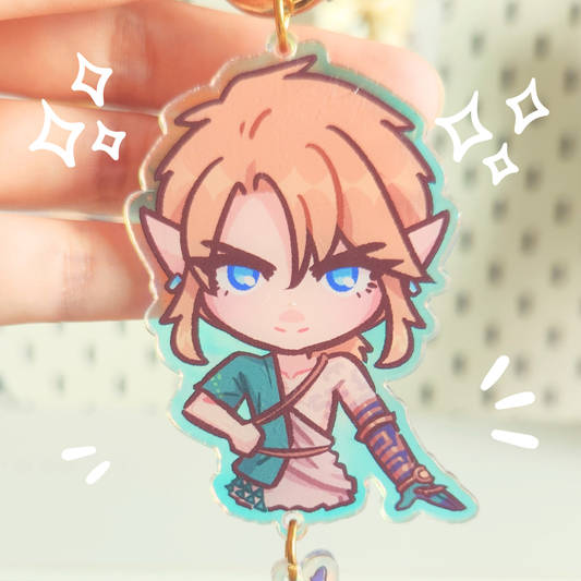 Link TOTK B Charm (Legend of Zelda)