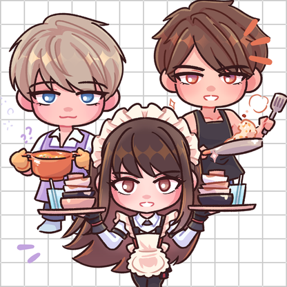 Cafe LADS Sticker Pack