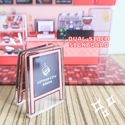 Batfamily Cafe Signboard Clip