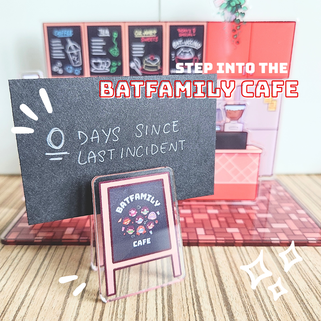 Batfamily Cafe Signboard Clip