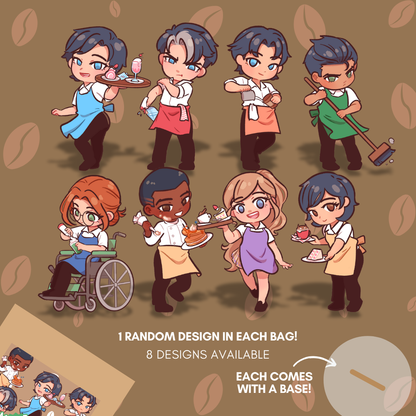 Mini Batfamily Cafe Crew Standees