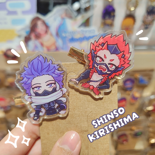 Shinso X Kirishima Clippies (Boku no Hero)