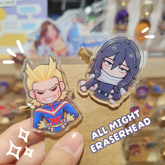 Eraser Head X All might Clippies (Boku no Hero)