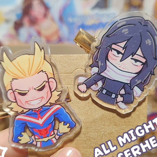Eraser Head X All might Clippies (Boku no Hero)