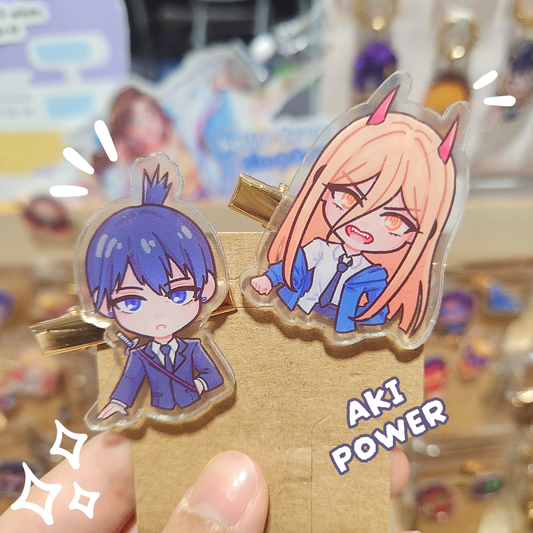 Power X Aki Clippies (Chainsaw Man)