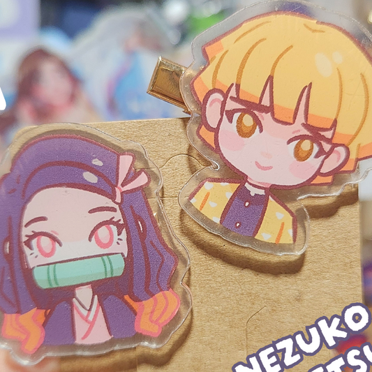 Nezuko X Zenitsu Clippies (Demon Slayer)