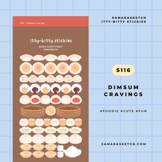 itty-bitty stickies - dimsum cravings (s116)