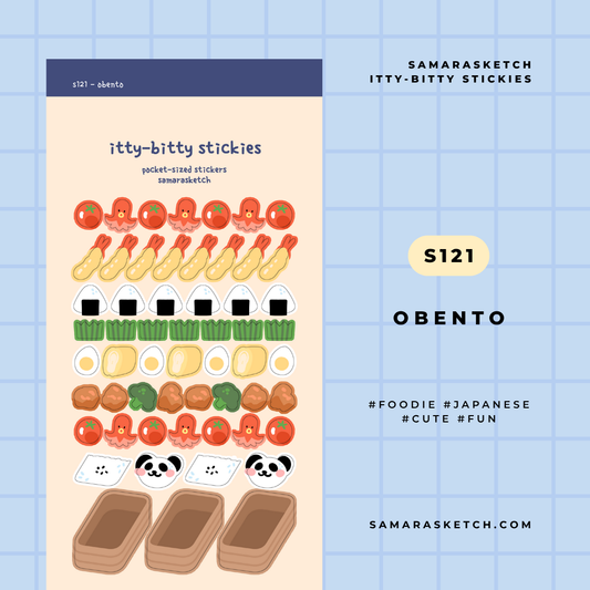 itty-bitty stickies - obento (s121)
