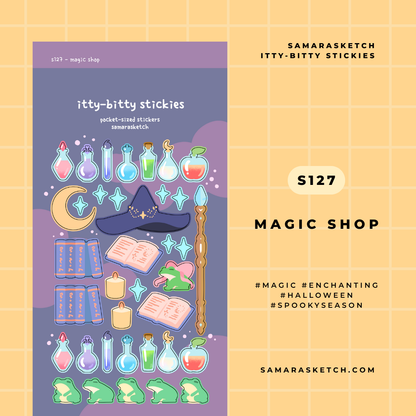 itty-bitty stickies - magic shop (s127)