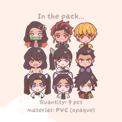 Kimetsu I (Demon Slayer) Sticker Pack