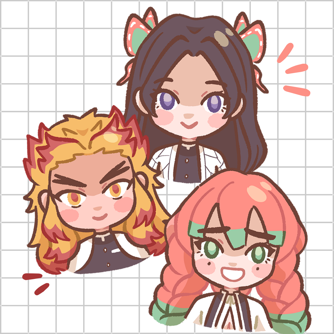 Kimetsu II (Demon Slayer) Sticker Pack