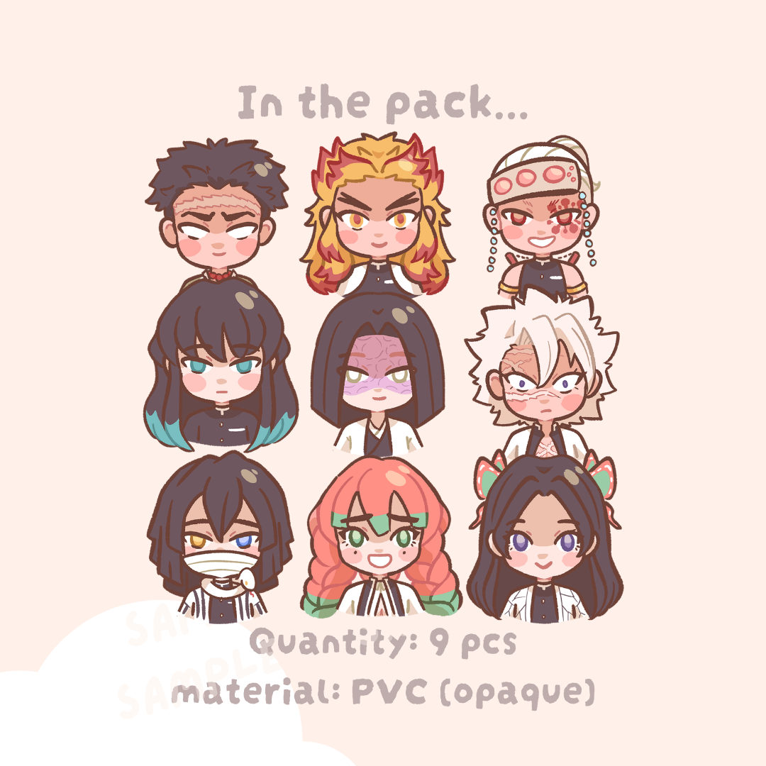 Kimetsu II (Demon Slayer) Sticker Pack