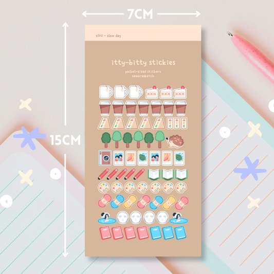 itty-bitty stickies - slow day (s102)