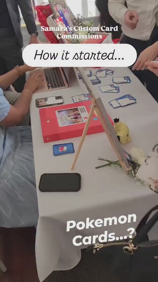 Custom Trading Card Style Message Cards