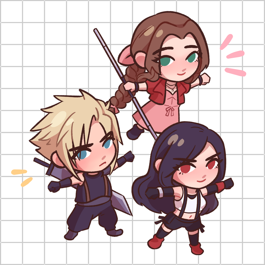 Final Fantasy VII Sticker Pack