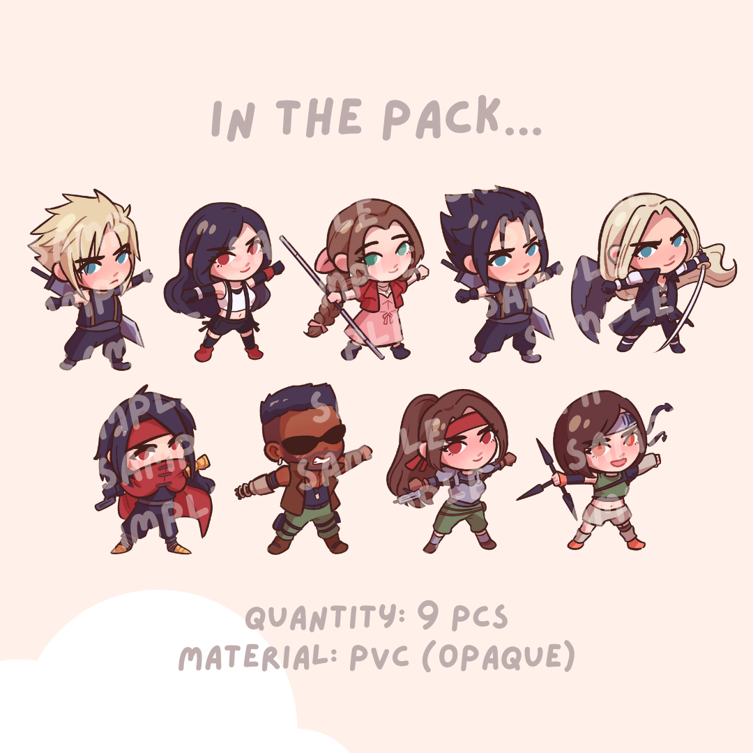 Final Fantasy VII Sticker Pack