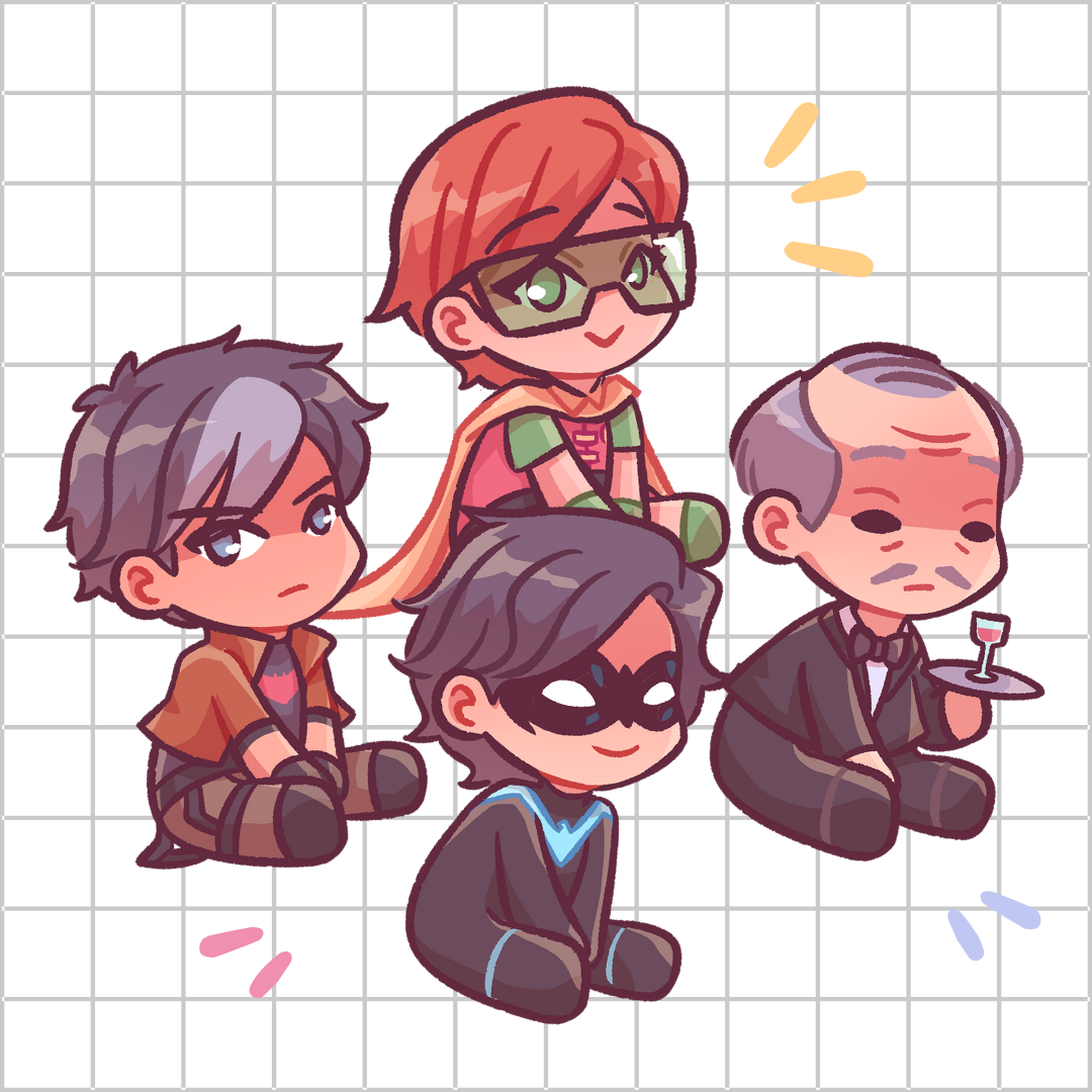 Batfamily Part I Sticker Pack