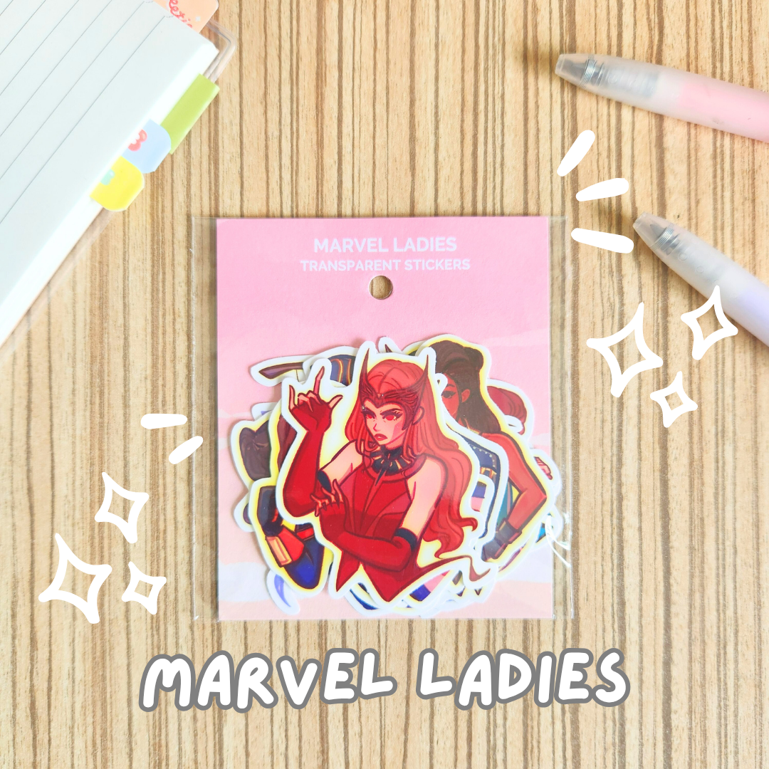Marvel Ladies Sticker Pack