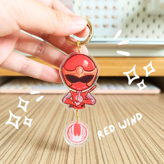 Red Wind Ranger Charm (Ninja Storm)