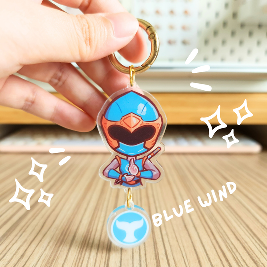 Blue Wind Ranger Charm (Ninja Storm)
