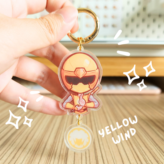 Yellow Wind Ranger Charm (Ninja Storm)