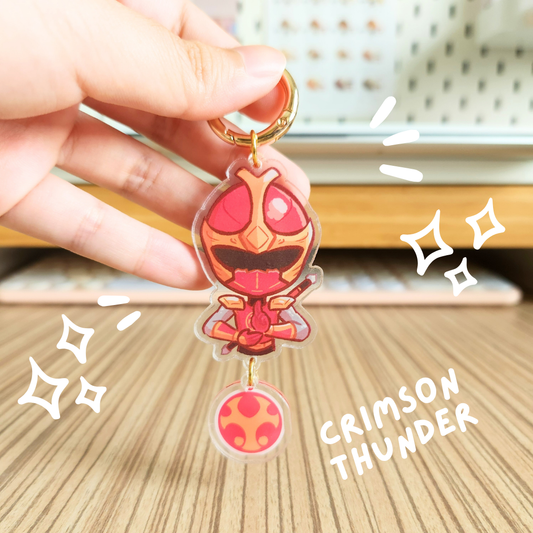 Crimson Thunder Ranger Charm (Ninja Storm)