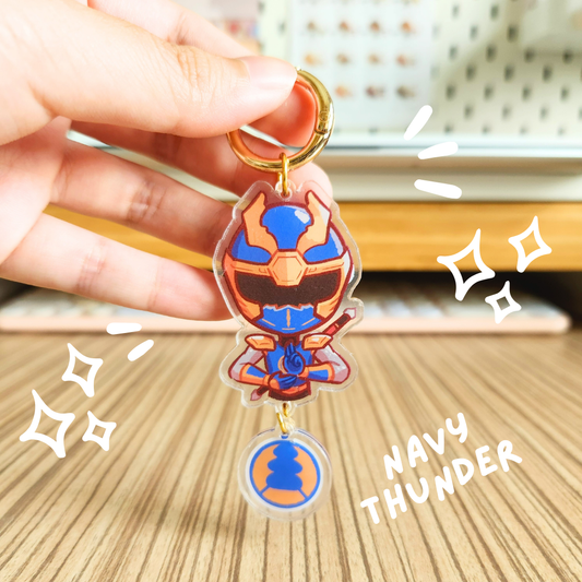 Navy Thunder Ranger Charm (Ninja Storm)