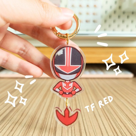 Red Ranger Charm (Time Force Power Rangers)