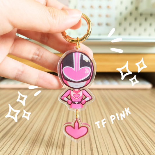 Pink Ranger Charm (Time Force Power Rangers)