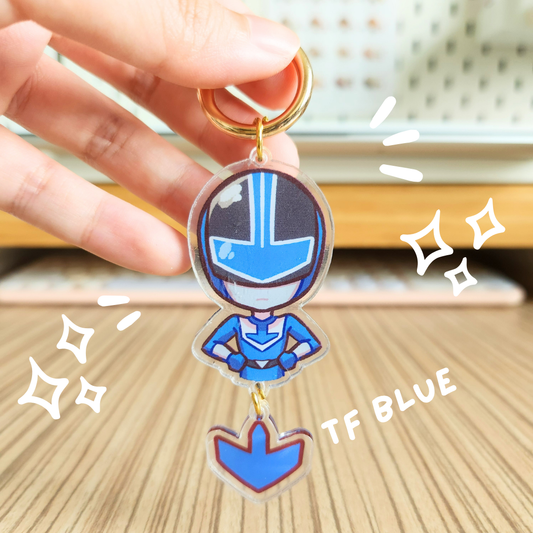 Blue Ranger Charm (Time Force Power Rangers)