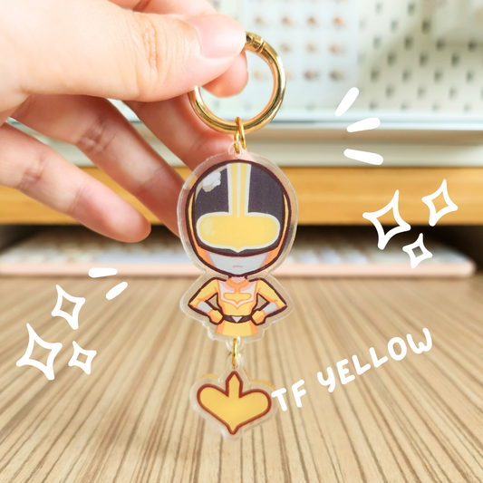 Yellow Ranger Charm (Time Force Power Rangers)
